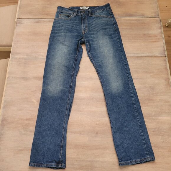 True Craft Mens Denim Regular Straight Fit Stretch 32x32 - Picture 1 of 6